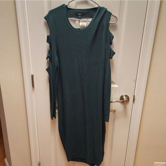 Torrid Emerald Green Cut Out Sweater Dress - Picture 6 of 8
